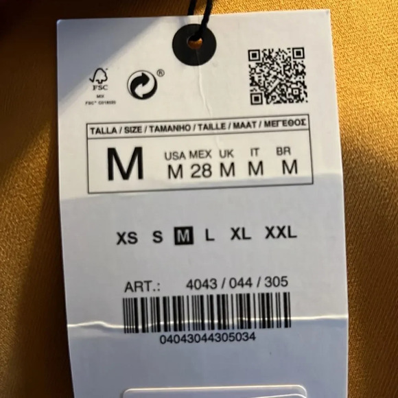 ZARA | Mustard | FITTED KNIT SHIRT - Picture 11 of 11